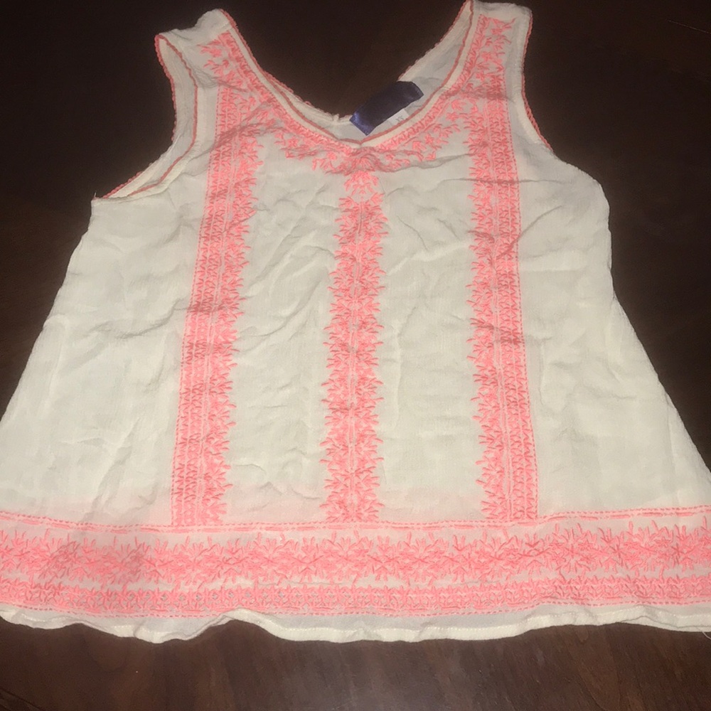 👇🏼DROP!! Francesca coral and cream top